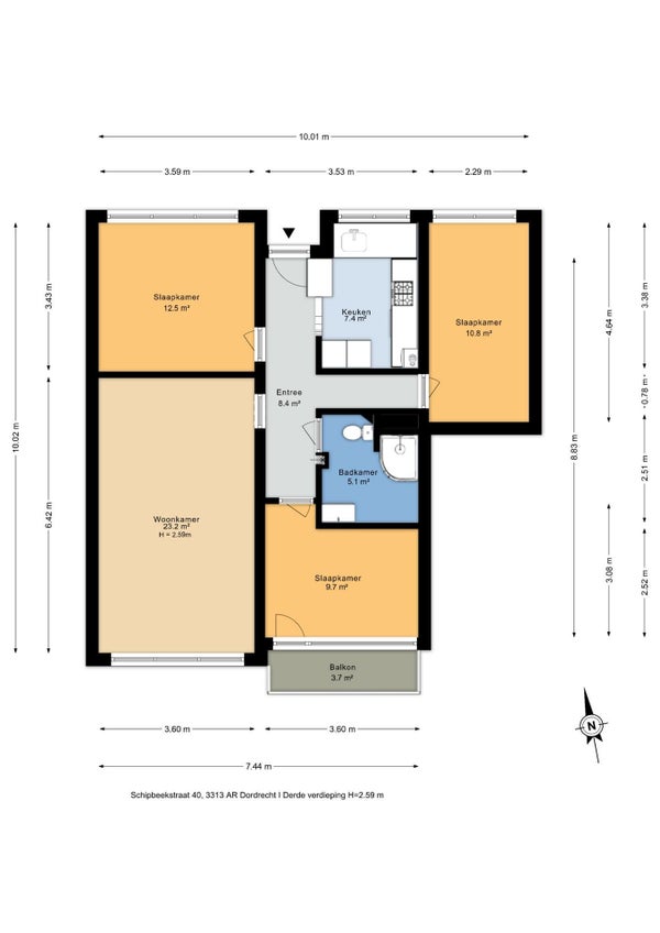 Schipbeekstraat 40, Dordrecht